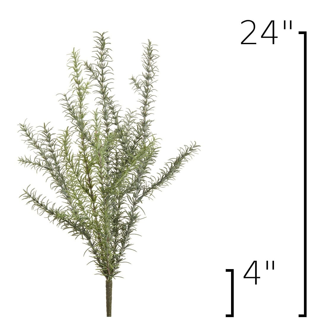 24" Faux Rosemary Bush