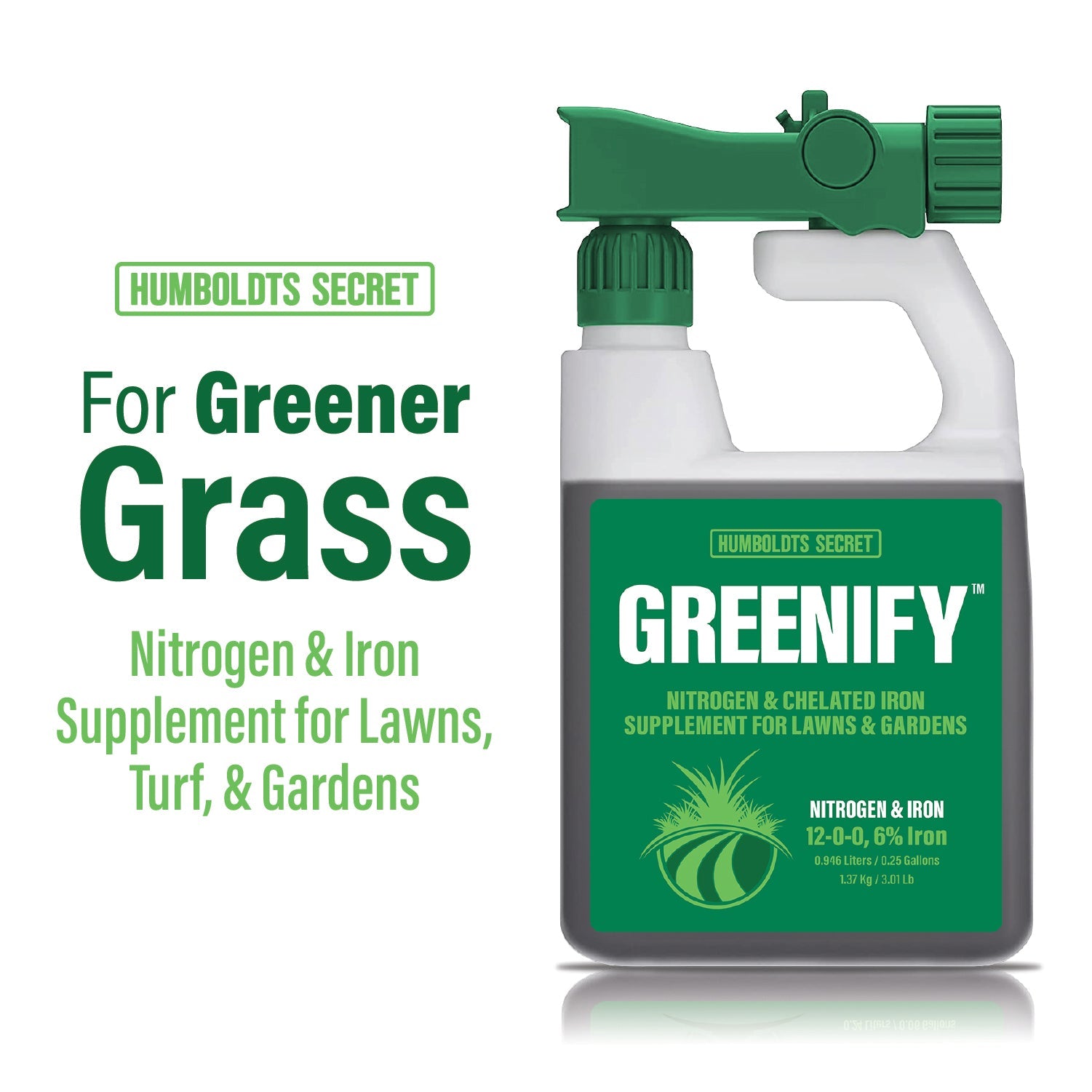 Greenify 12-0-0 w/ 6% Iron