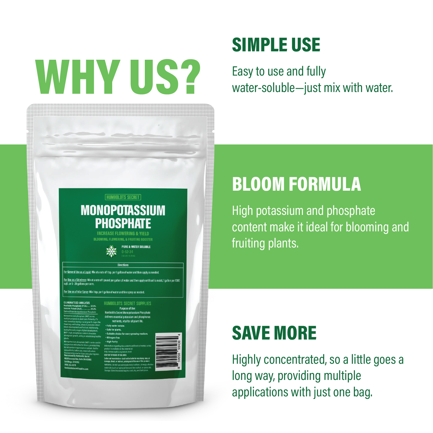 Monopotassium Phosphate 0-52-34