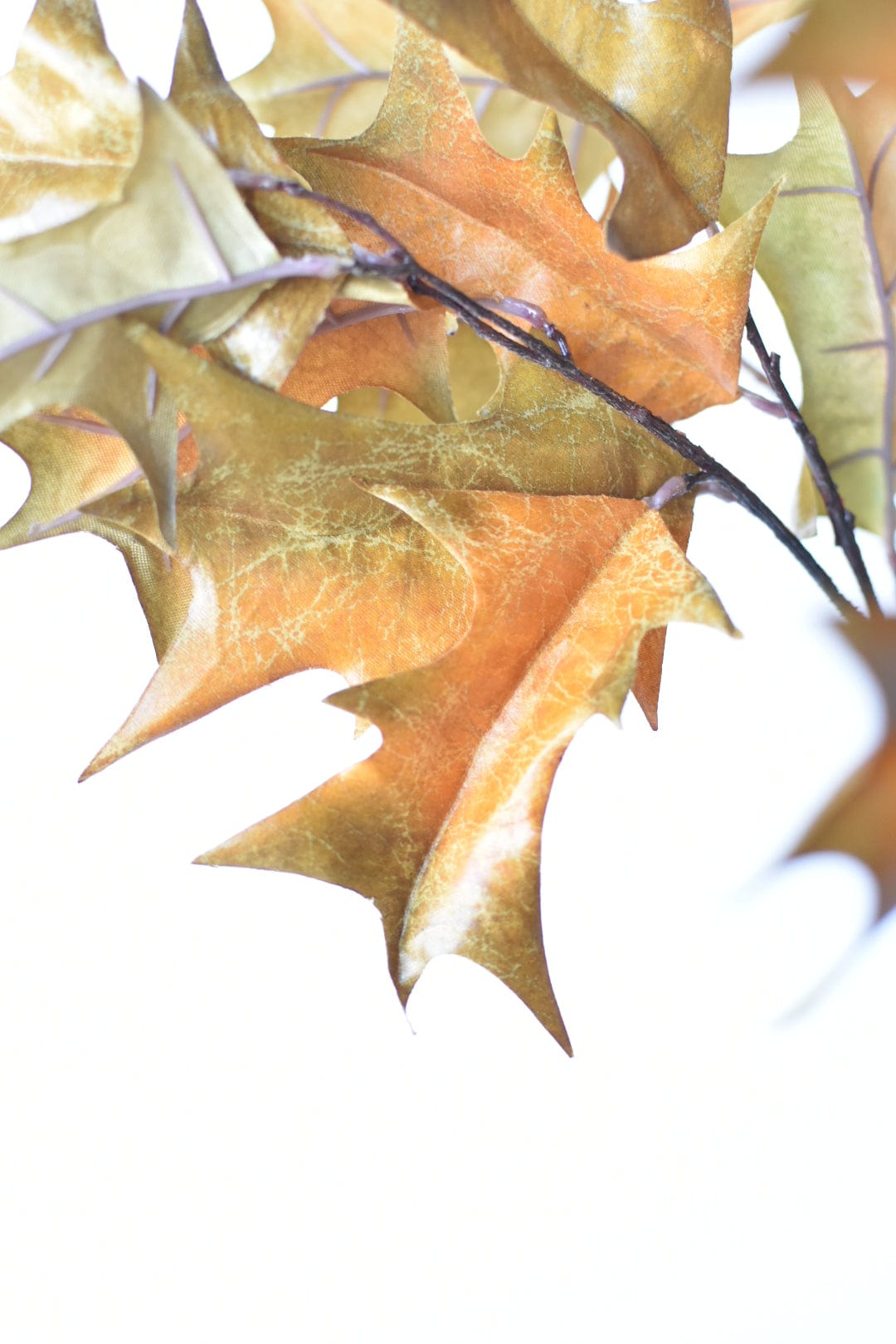 32" Faux Holly Leaf Stem Branch