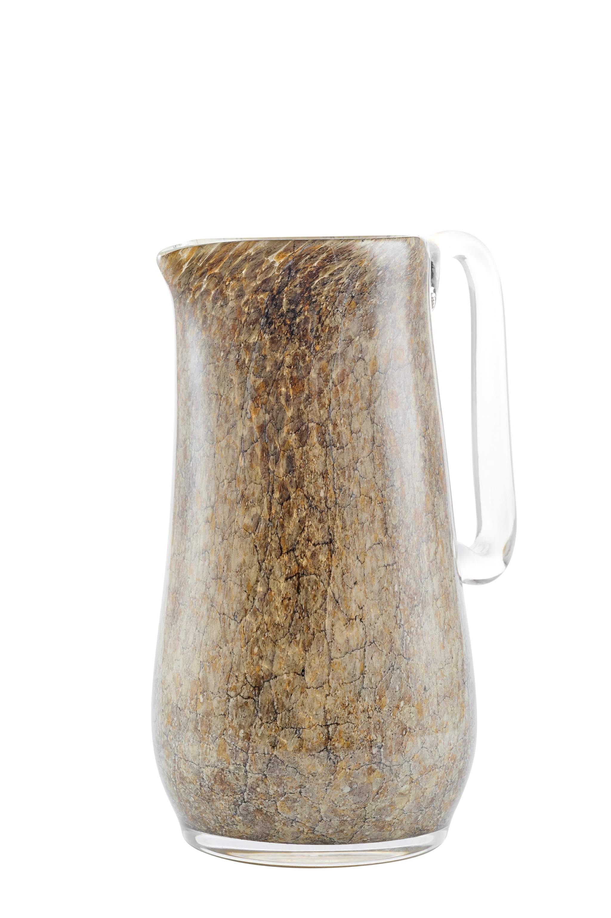 Hand Blown Glass Pitcher for Water, other Drinks and Flowers