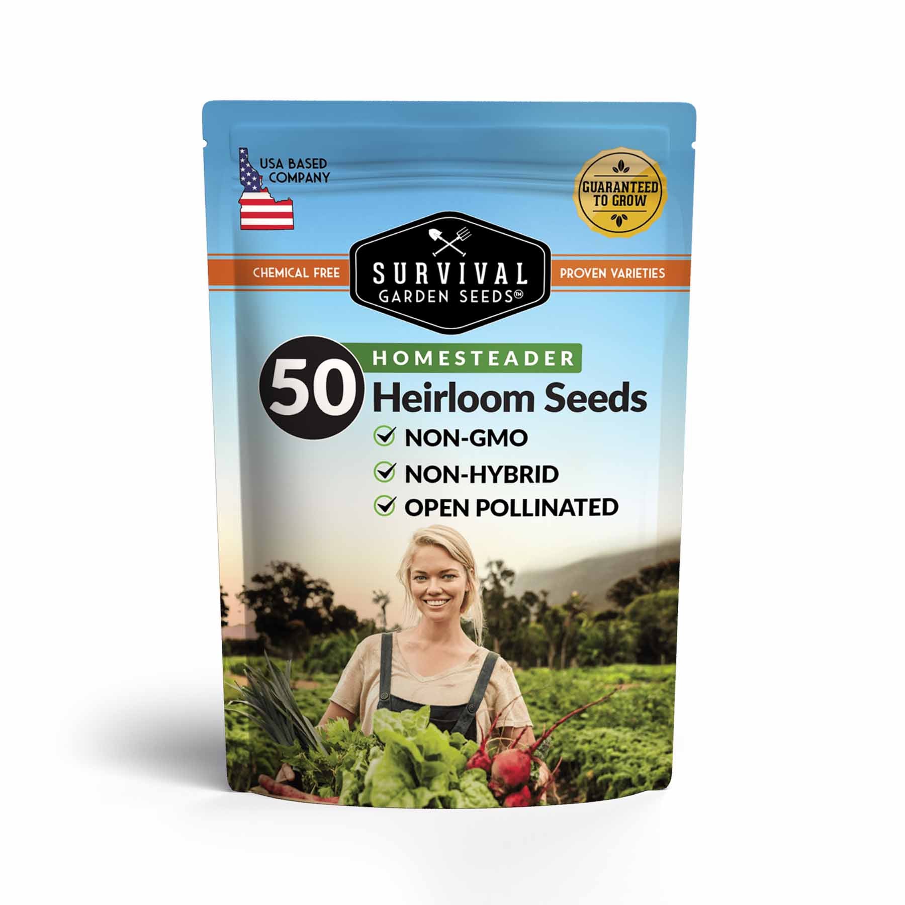Homestead Garden Collection – 50 Essential Seeds for Self-Reliant Living
