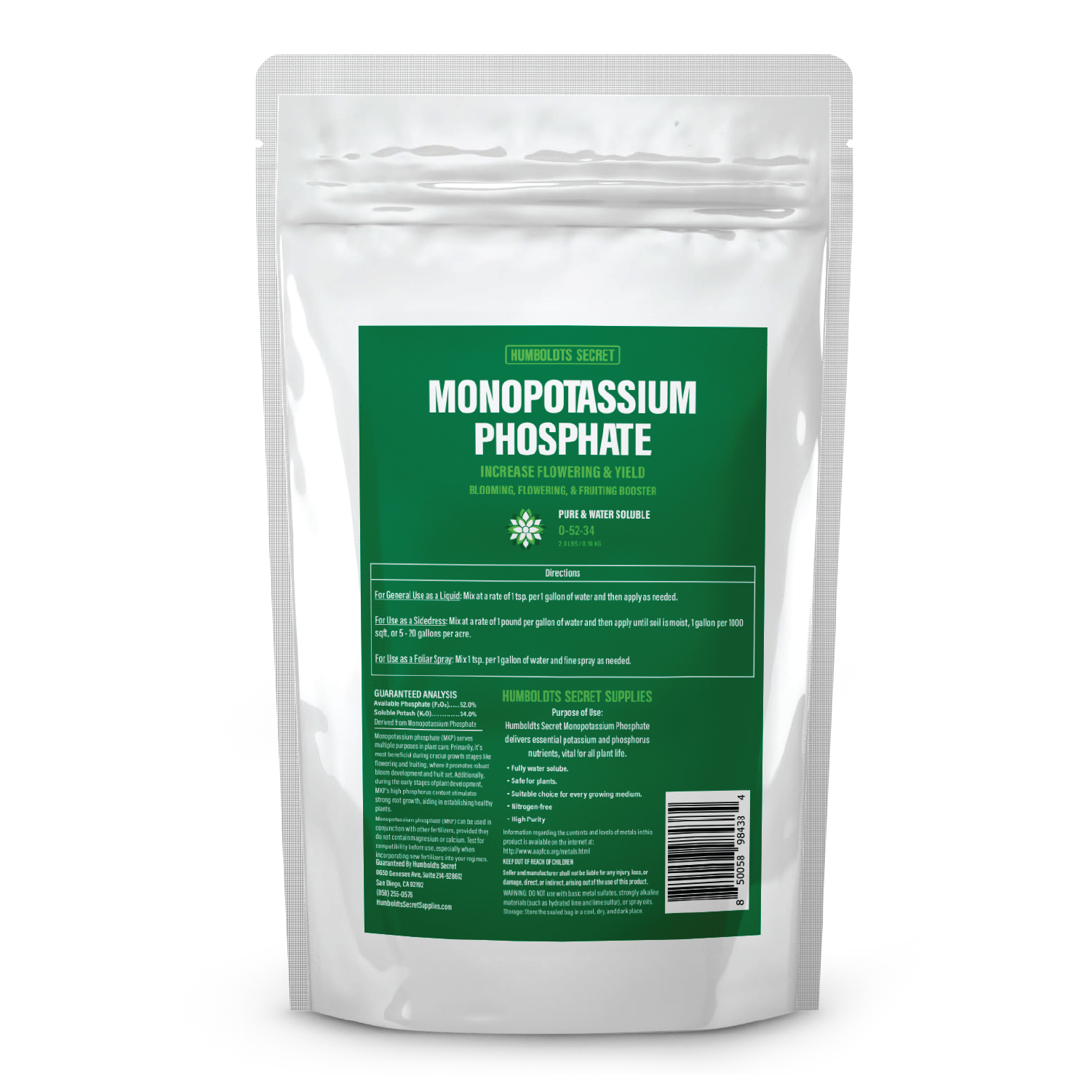 Monopotassium Phosphate 0-52-34