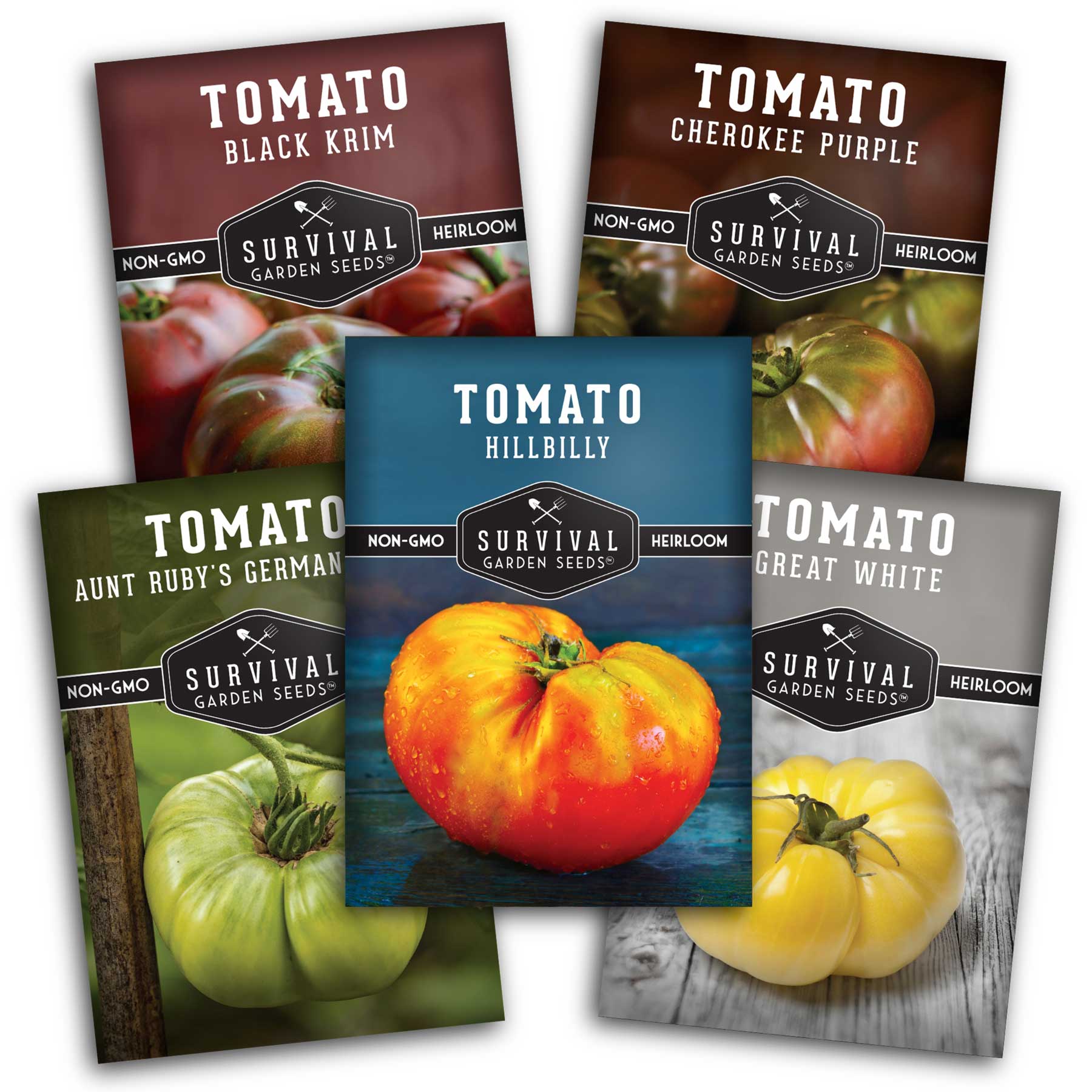 Colorful Tomato Seed Collection – Heirloom Rainbow Mix for Unique Flavors, Slicing & Summer Harvests