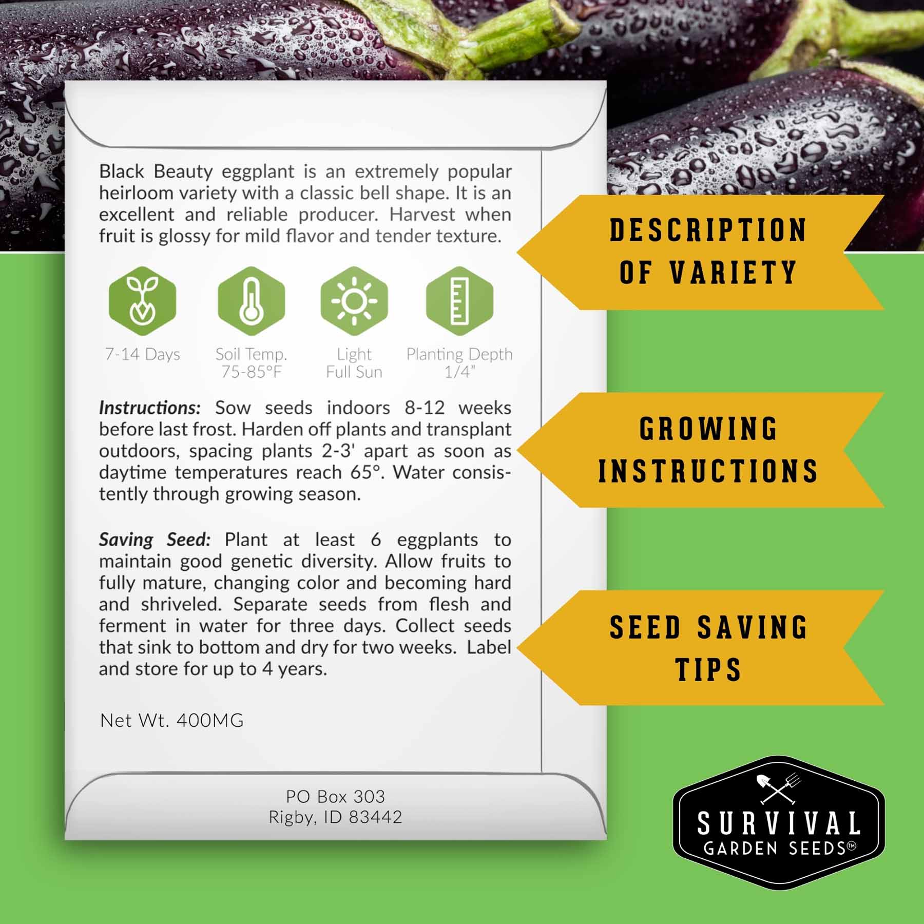 15 Variety Vegetable Garden Seed Collection – Non-GMO Heirloom Survival Seed Vault for Year-Round Growing