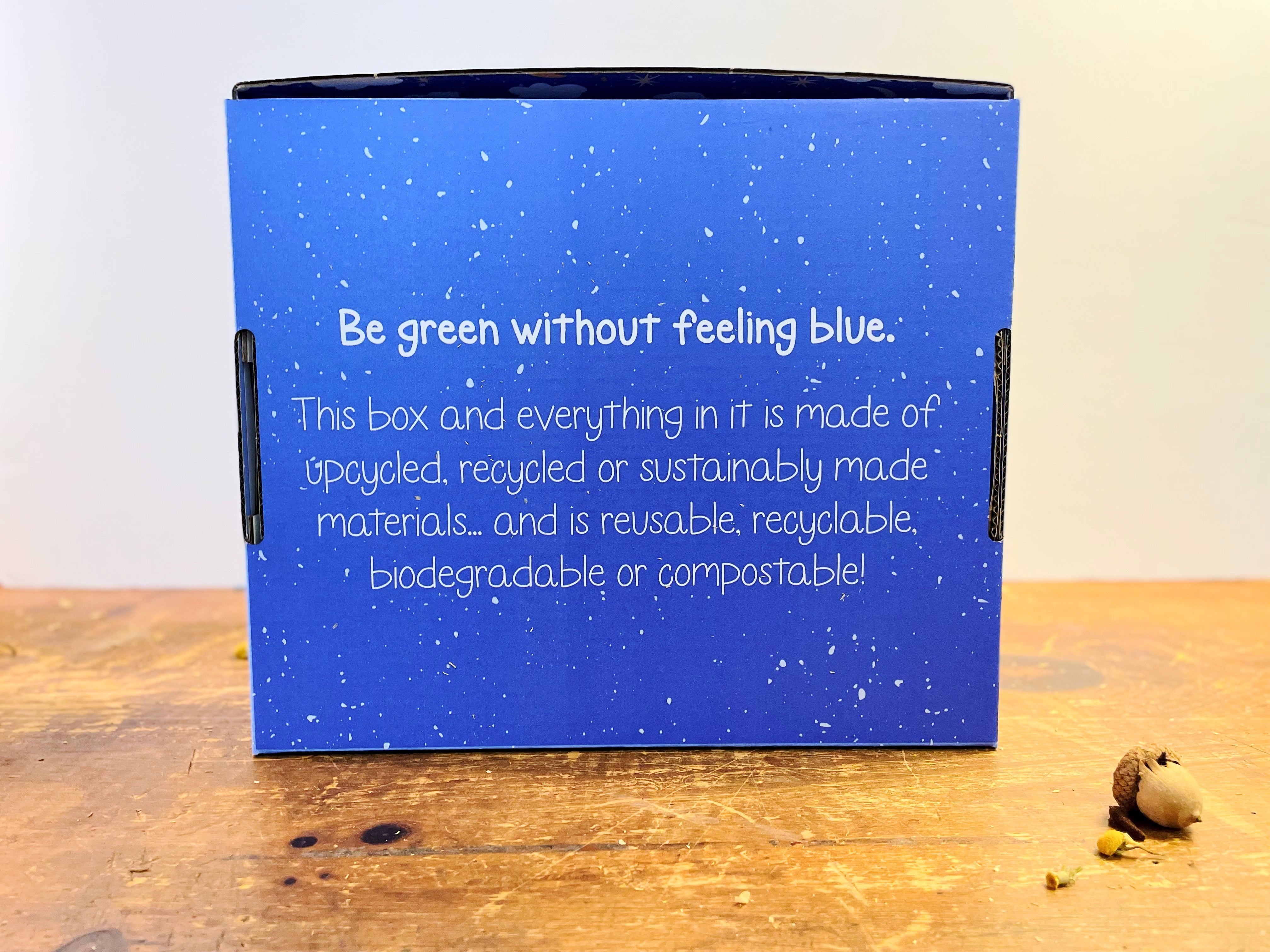 "Peaceful Dreams" Organic Tea Gift Set w. Pocket Mindfulness Journal & Honey (Sip & Relax)