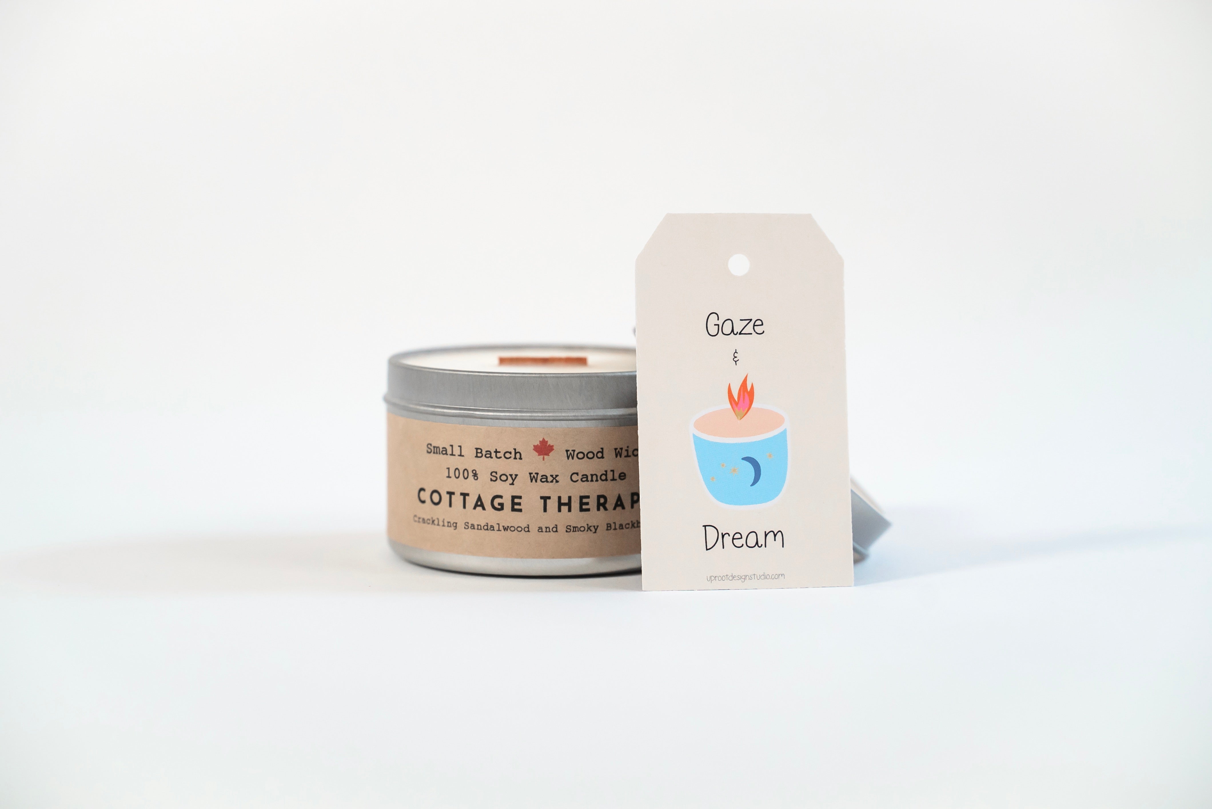 "Homey Hideaway" Gift Box: Floral Tea, Honey, Candle, Cards, Sticker, Meditations, Mini Journal, Embroidery Kit (Winter Dreaming)