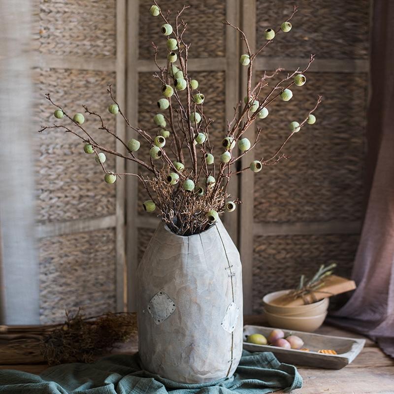 Artificial Kou Li Stem in Green 34" Tall Silk Plant