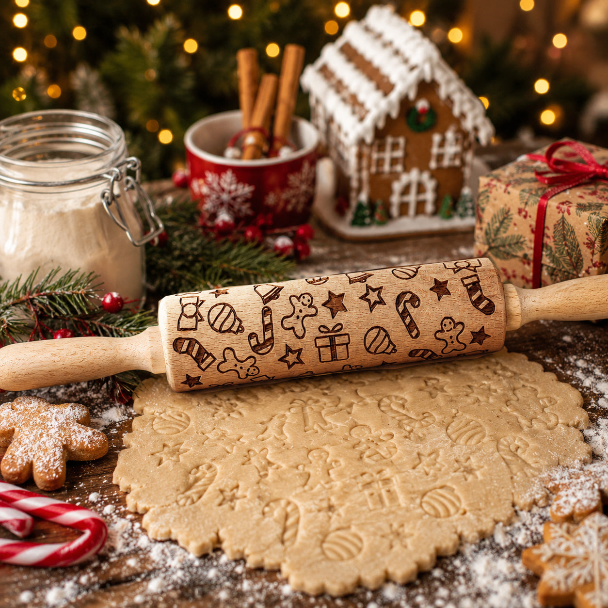 Christmas Rolling Pin Set | 10 Styles