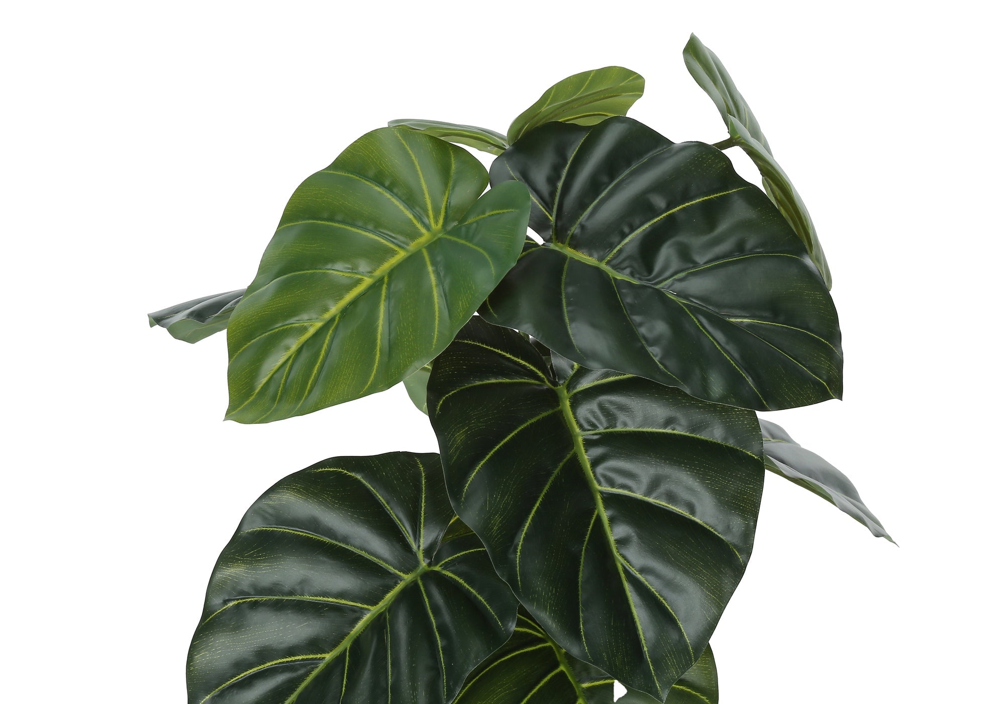 Artificial Alocasia Plant - 24" Tall Indoor Faux Greenery