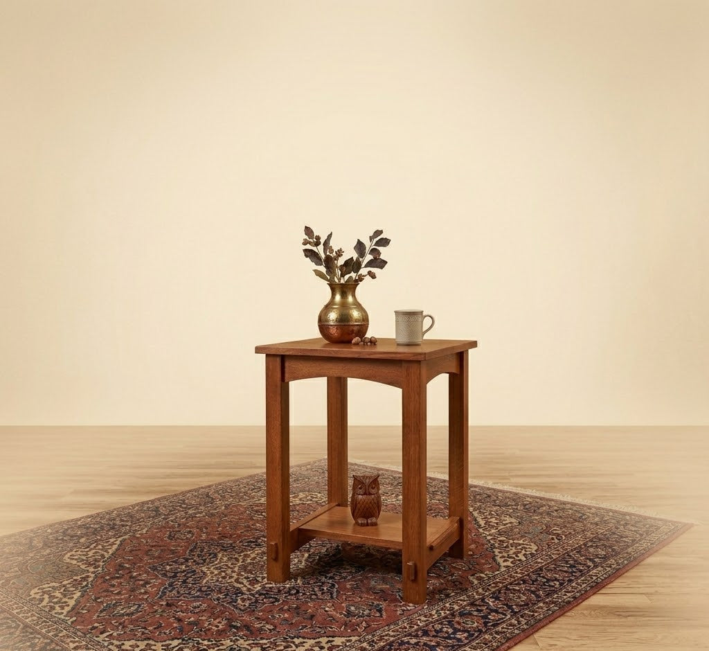 (Michael's Cherry) Mission Mortise and Tenon End Table