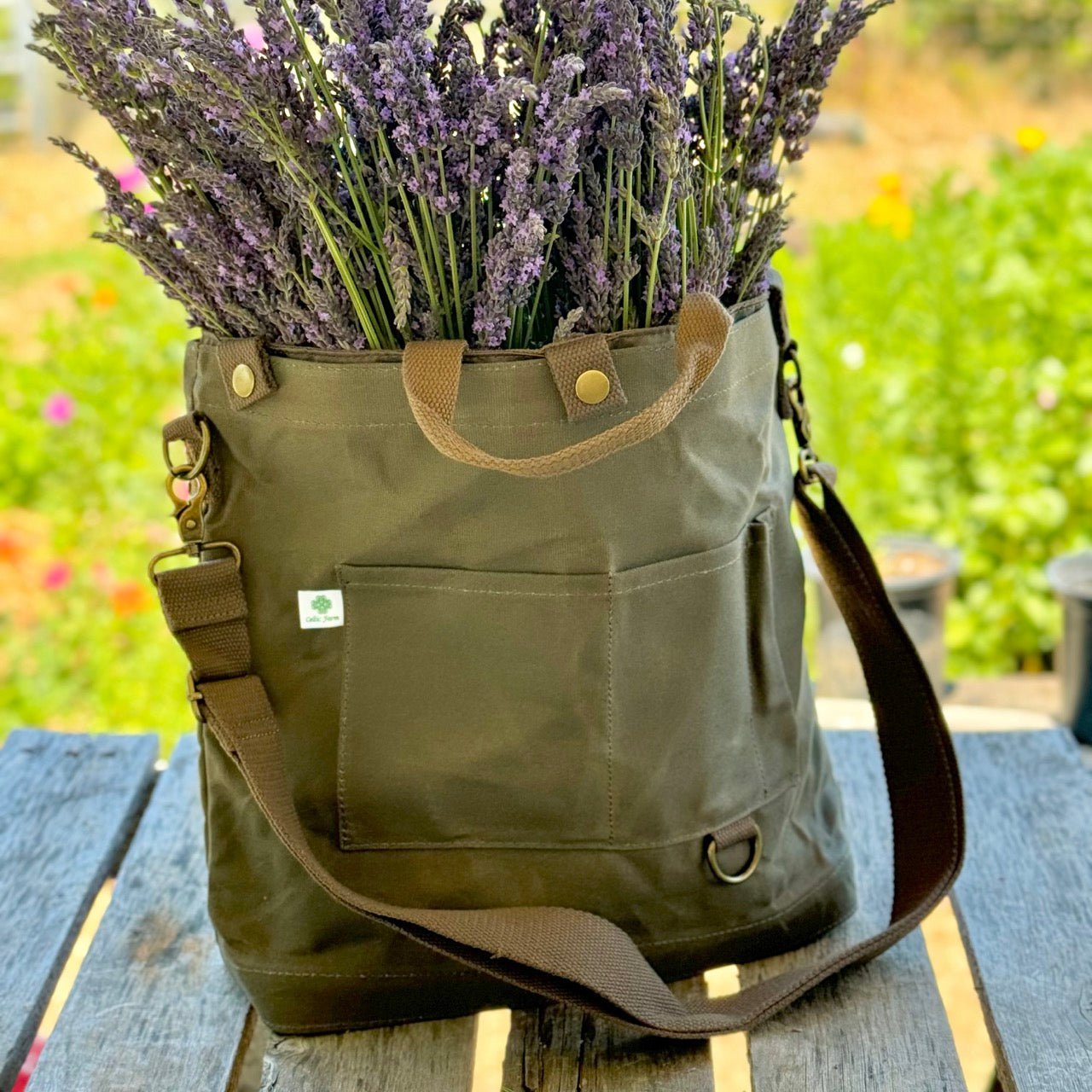 Gardener's Multipurpose Shoulder Bag  | For Tools, the Market or Harvest