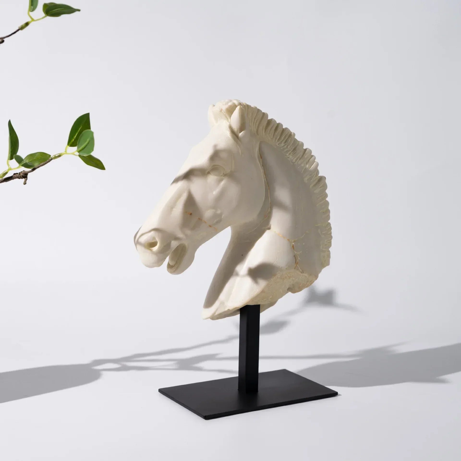 Horse Head - Retro Bronze Statue