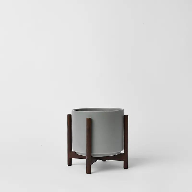 1st Generation, Ceramic Cylinder, With or Without Rounded Teak Stand (FINAL SALE)