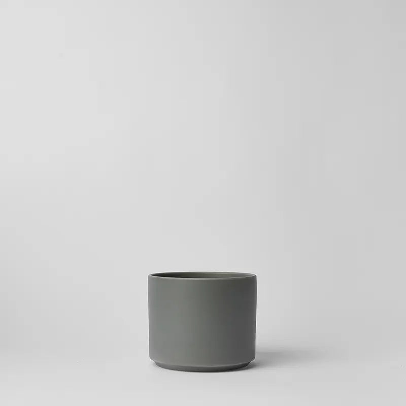 1st Generation, Ceramic Cylinder, With or Without Rounded Teak Stand (FINAL SALE)