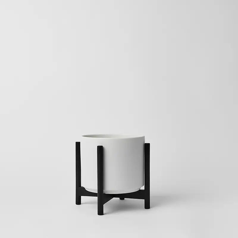 1st Generation, Ceramic Cylinder, With or Without Rounded Teak Stand (FINAL SALE)