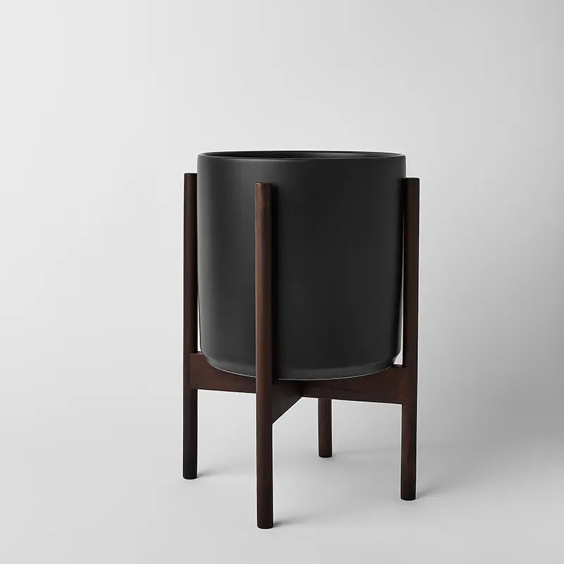 1st Generation, Ceramic Cylinder, With or Without Rounded Teak Stand (FINAL SALE)