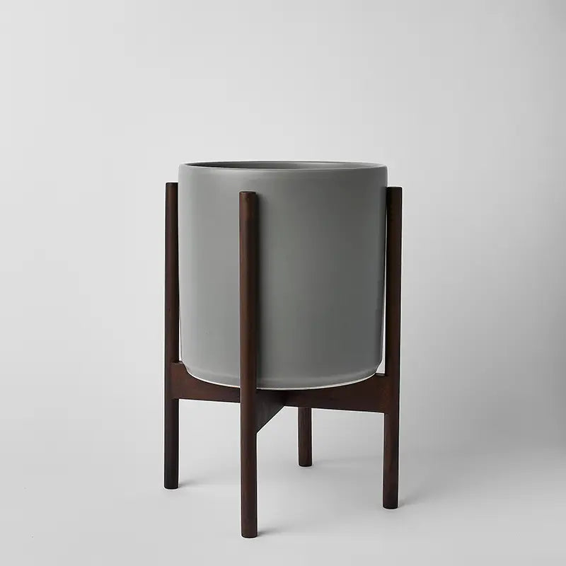 1st Generation, Ceramic Cylinder, With or Without Rounded Teak Stand (FINAL SALE)