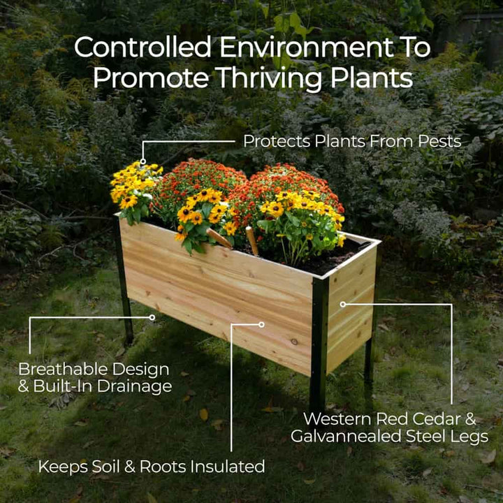 18" x 60" Planter Box - 24" TALL / Select Grade