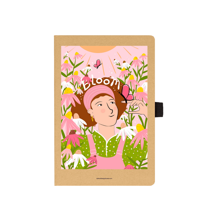 Bloom Wildflowers Eco-Friendly Recycled Journal (Kraft)