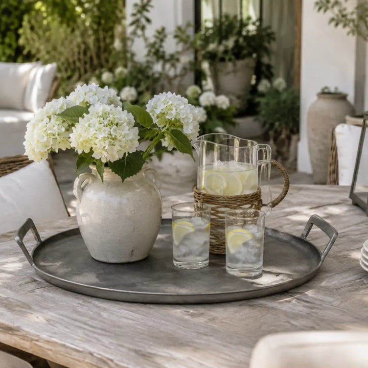 Decorative Aluminum Serving Tray