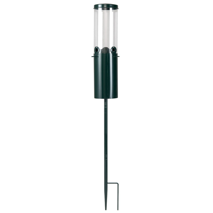 10 LBS Large Capacity Squirrel Proof Bird Feeder with Pole Mount and Baffle