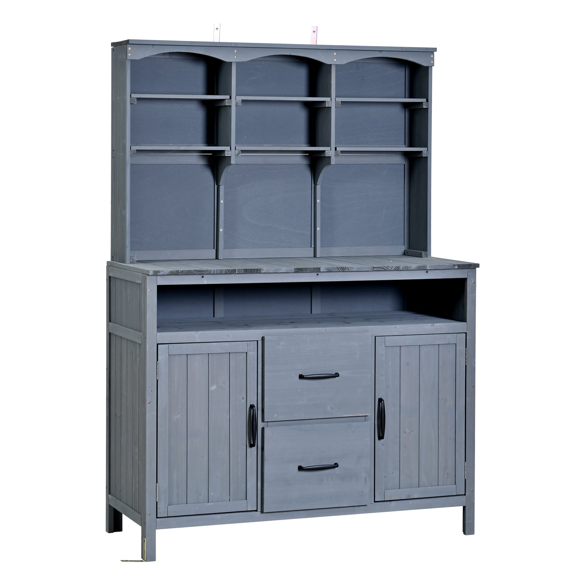 TOPMAX Large Fir Wood Potting Bench
