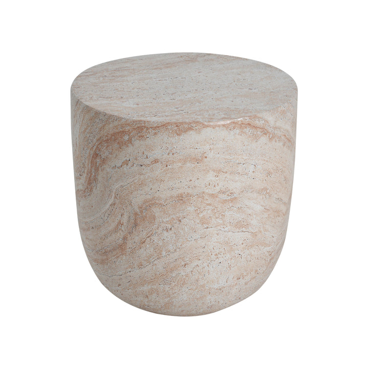 Outdoor/Indoor Lightweight Concrete Side Table