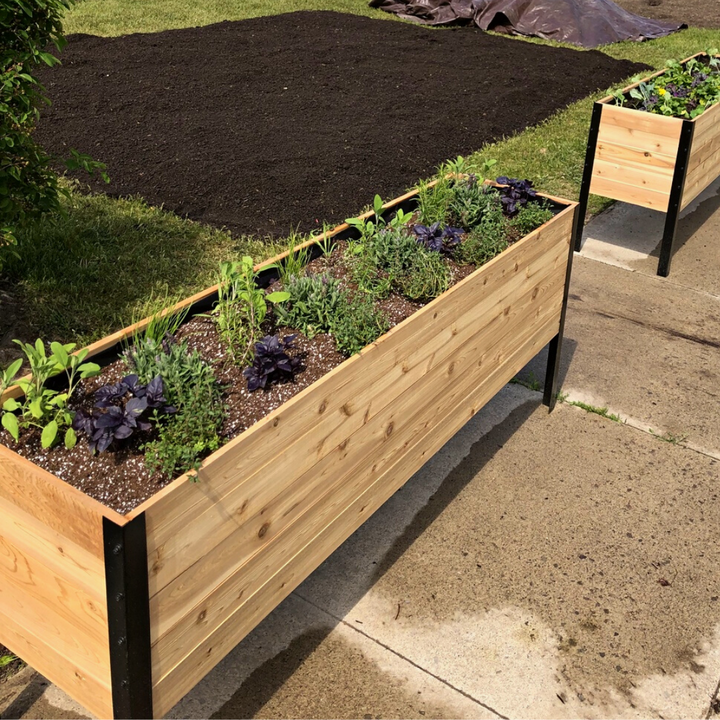 18″ x 72″ Deep Root Raised Garden Bed - 30″ TALL / Select Grade