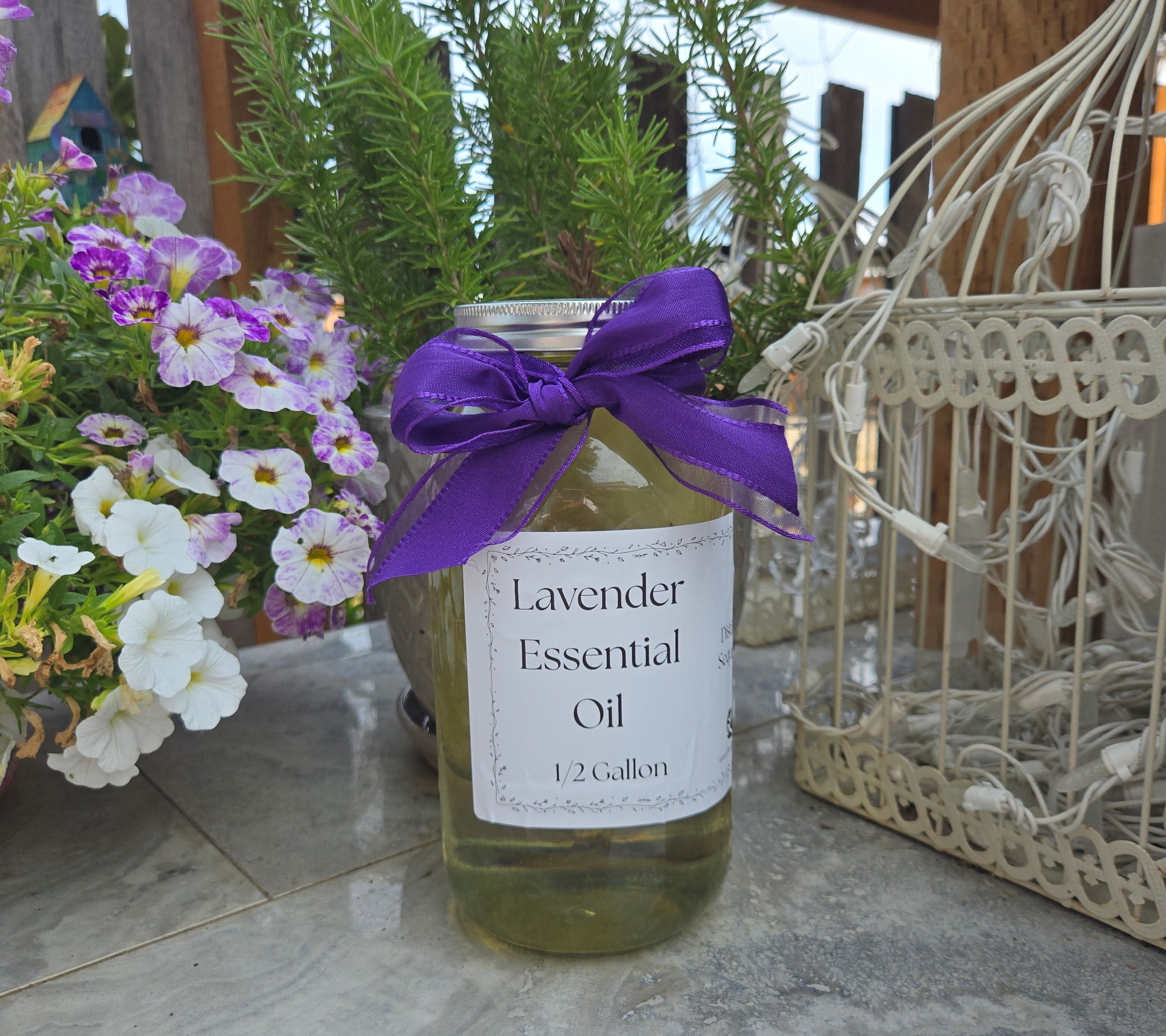 Bulk Lavender Essential Oil Half Gallon Washington Grown Aromatherapy