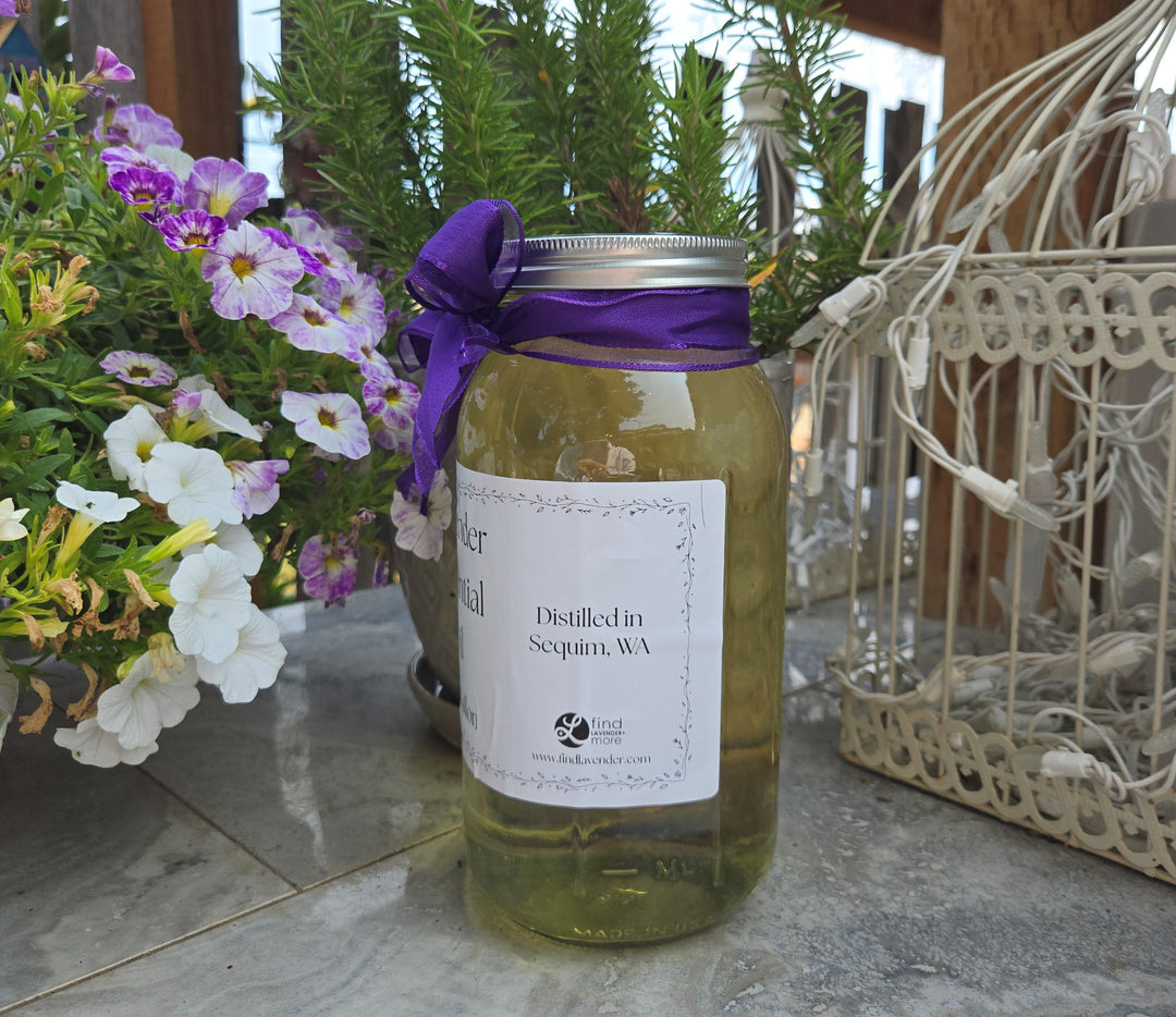 Bulk Lavender Essential Oil Half Gallon Washington Grown Aromatherapy