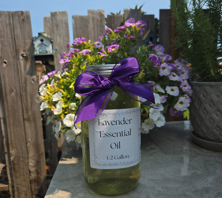 Bulk Lavender Essential Oil Half Gallon Washington Grown Aromatherapy