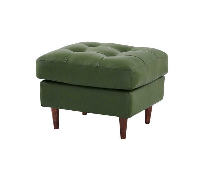 Alessandra Modern Contemporary Eco Leather Arm Chair - Green