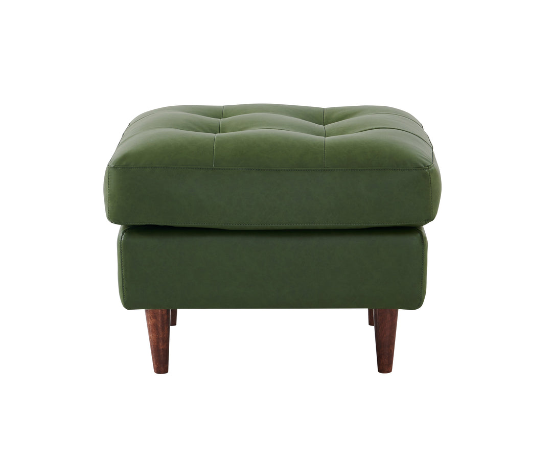 Alessandra Modern Contemporary Eco Leather Arm Chair - Green