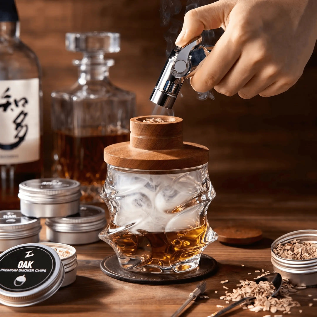 Tsuki Smoker Kit For Whisky &amp; Cocktail (Storm Bundle)