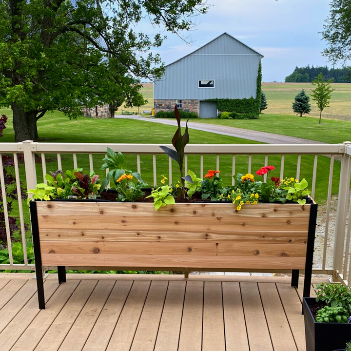 18″ x 72″ Deep Root Raised Garden Bed - 30″ TALL / Select Grade
