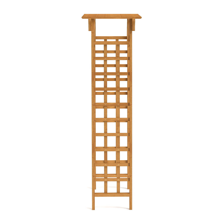 Arbor, Wedding Arch For Ceremony, Trellis For Plant Climbing, Christmas Decor Pergola For Garden Backyard - Yellow