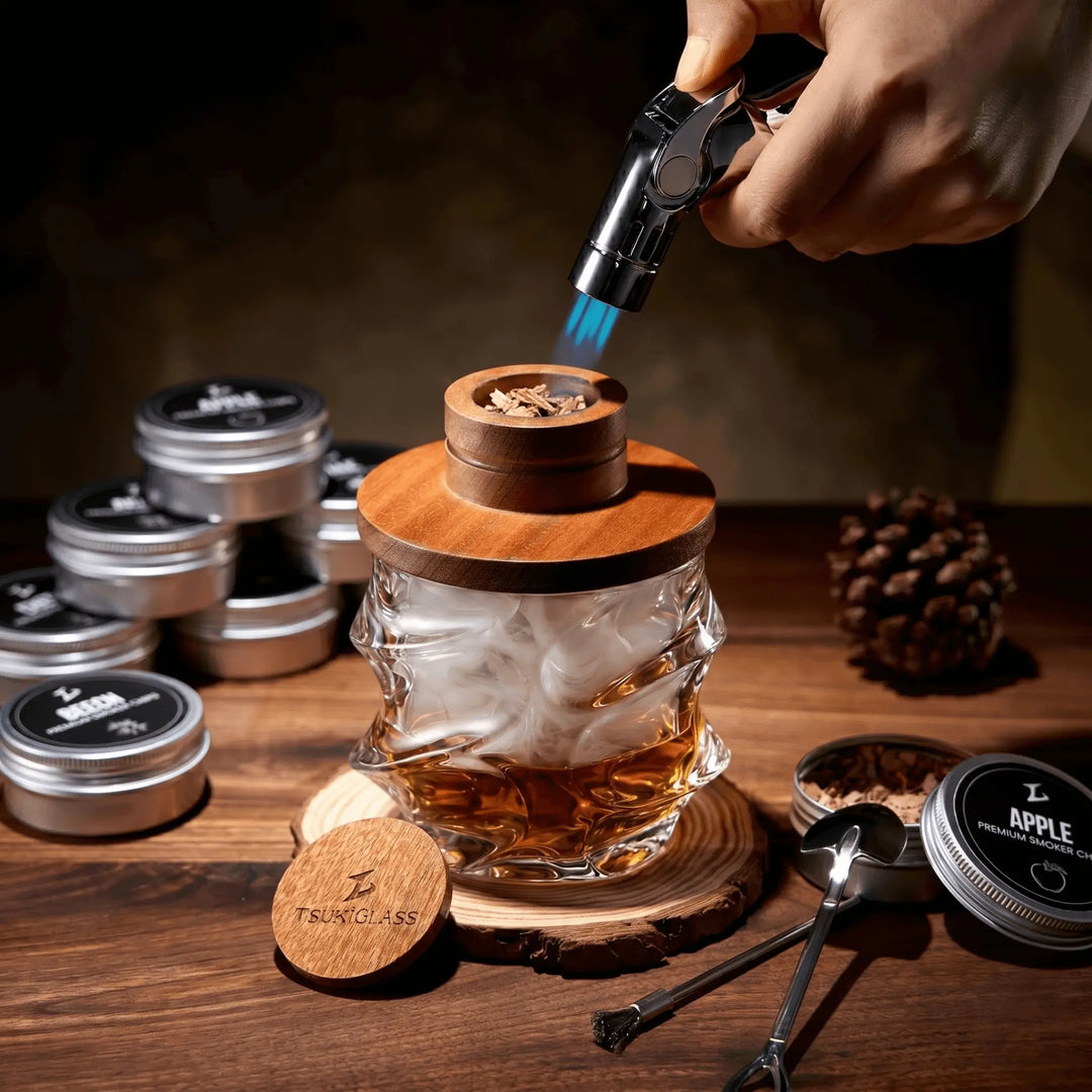 Tsuki Smoker Kit For Whisky &amp; Cocktail (Storm Bundle)