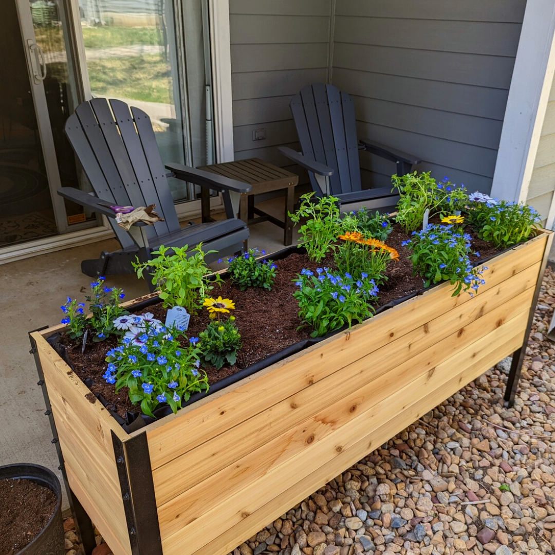 18″ x 60″ Deep Root Raised Garden Bed - 30″ TALL / Select Grade