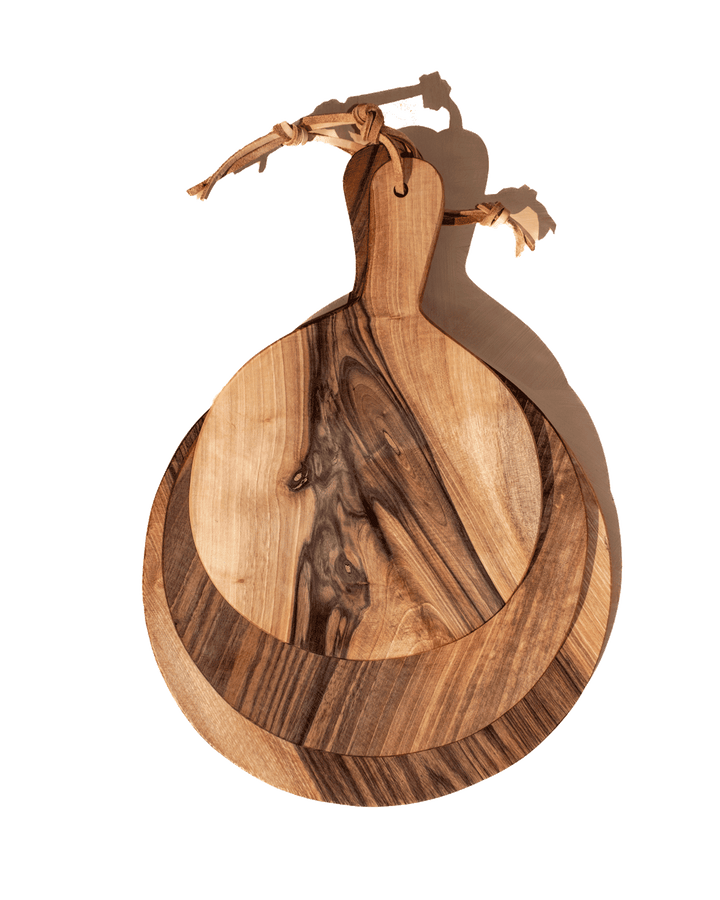 Round Walnut Cutting Boards