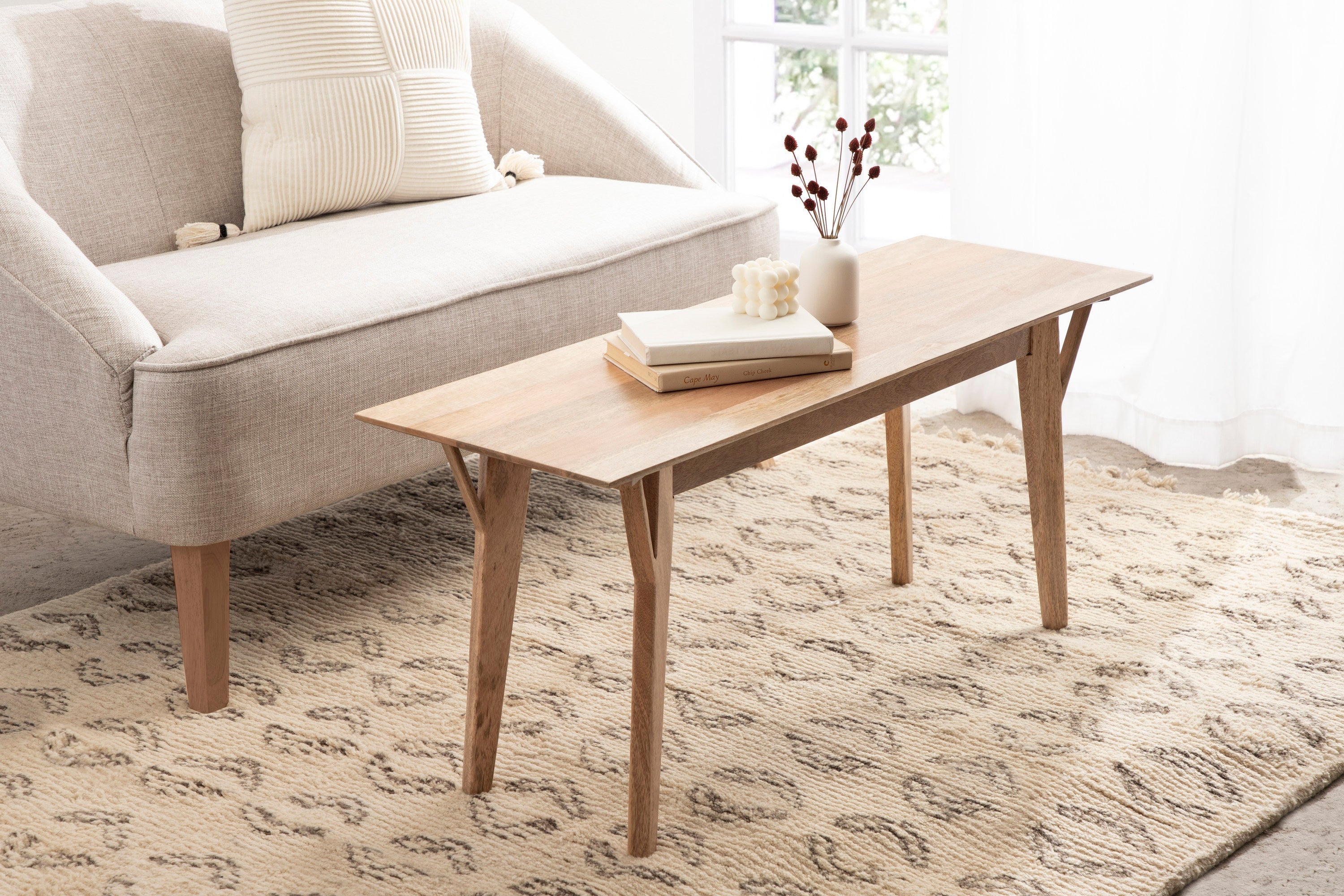 McCutcheon Rectangle Wooden Bench
