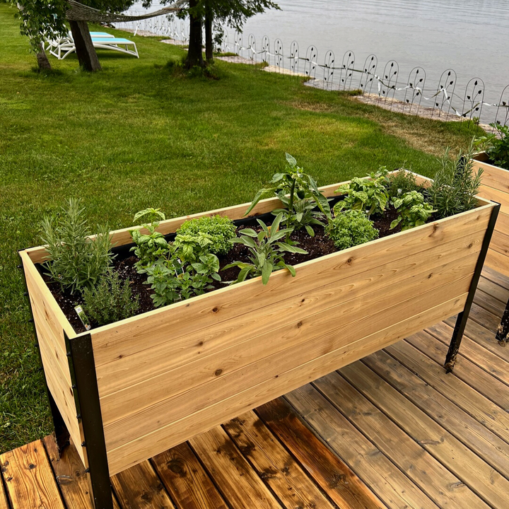 18″ x 60″ Deep Root Raised Garden Bed - 30″ TALL / Select Grade