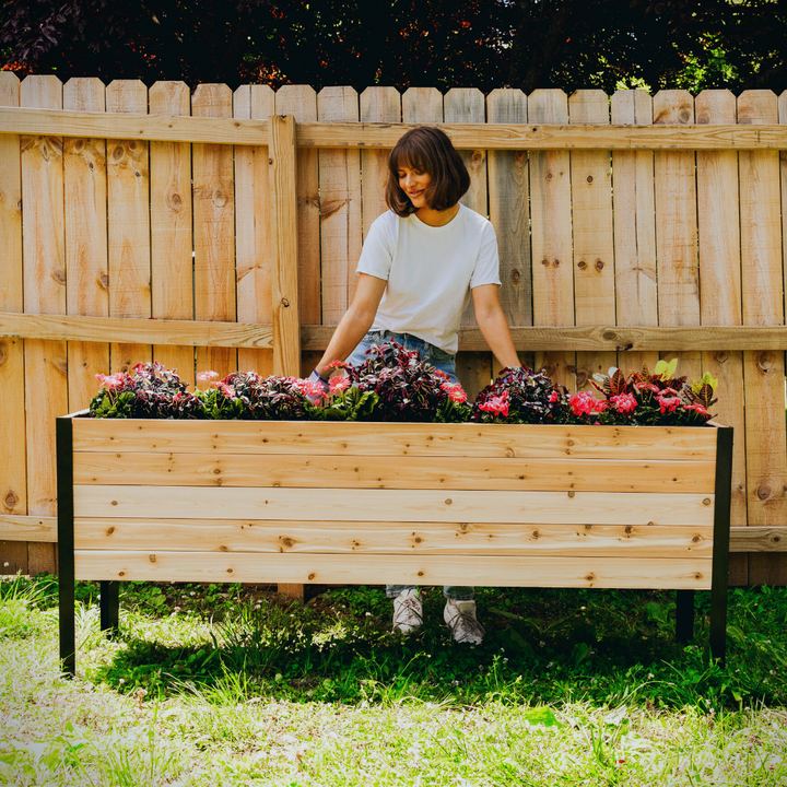 18″ x 72″ Deep Root Raised Garden Bed - 30″ TALL / Select Grade