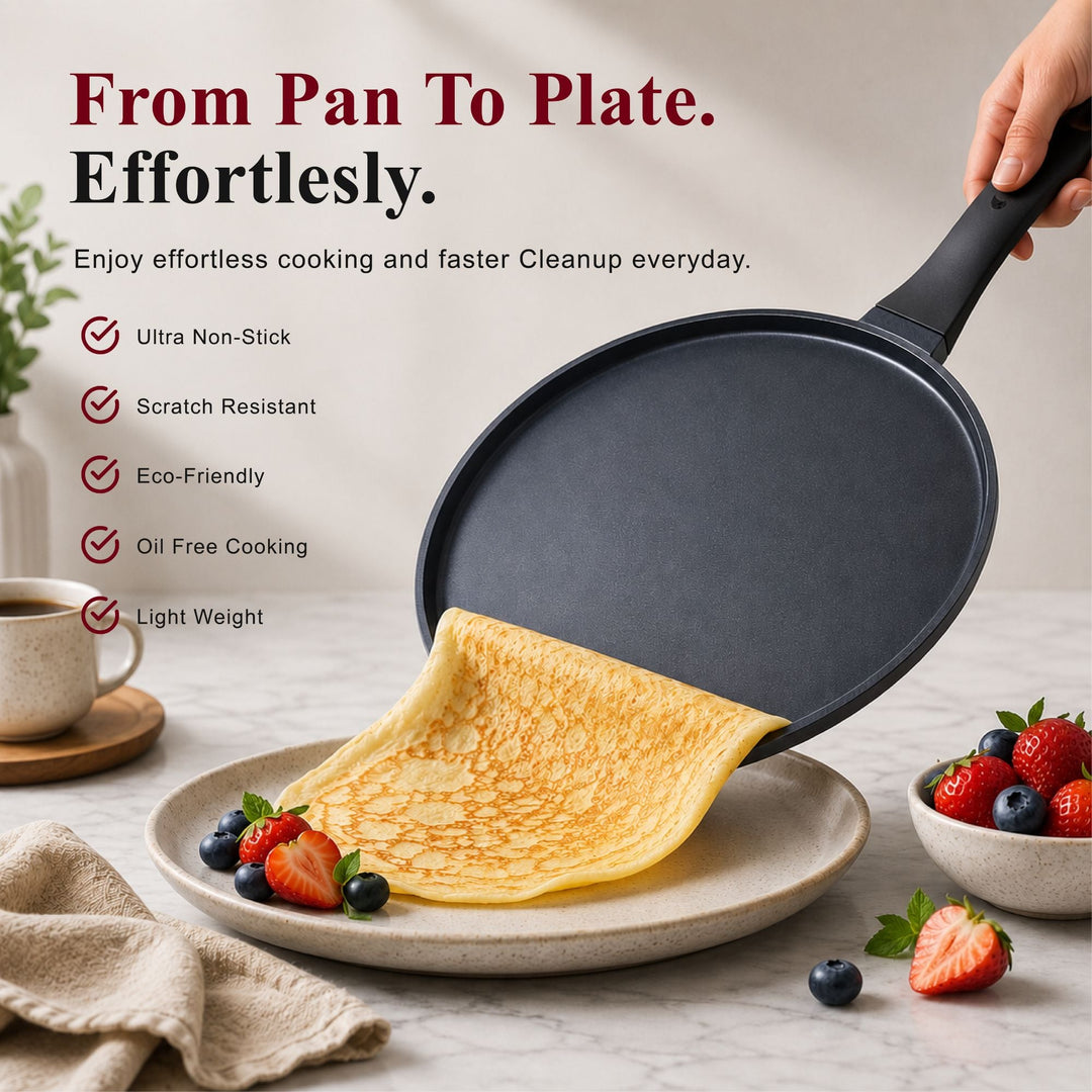 Ceramic Nonstick Crepe &amp; Egg Pan, 11"