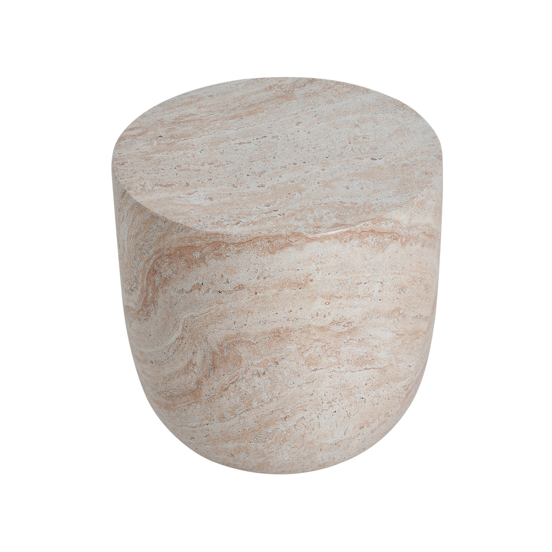 Outdoor/Indoor Lightweight Concrete Side Table