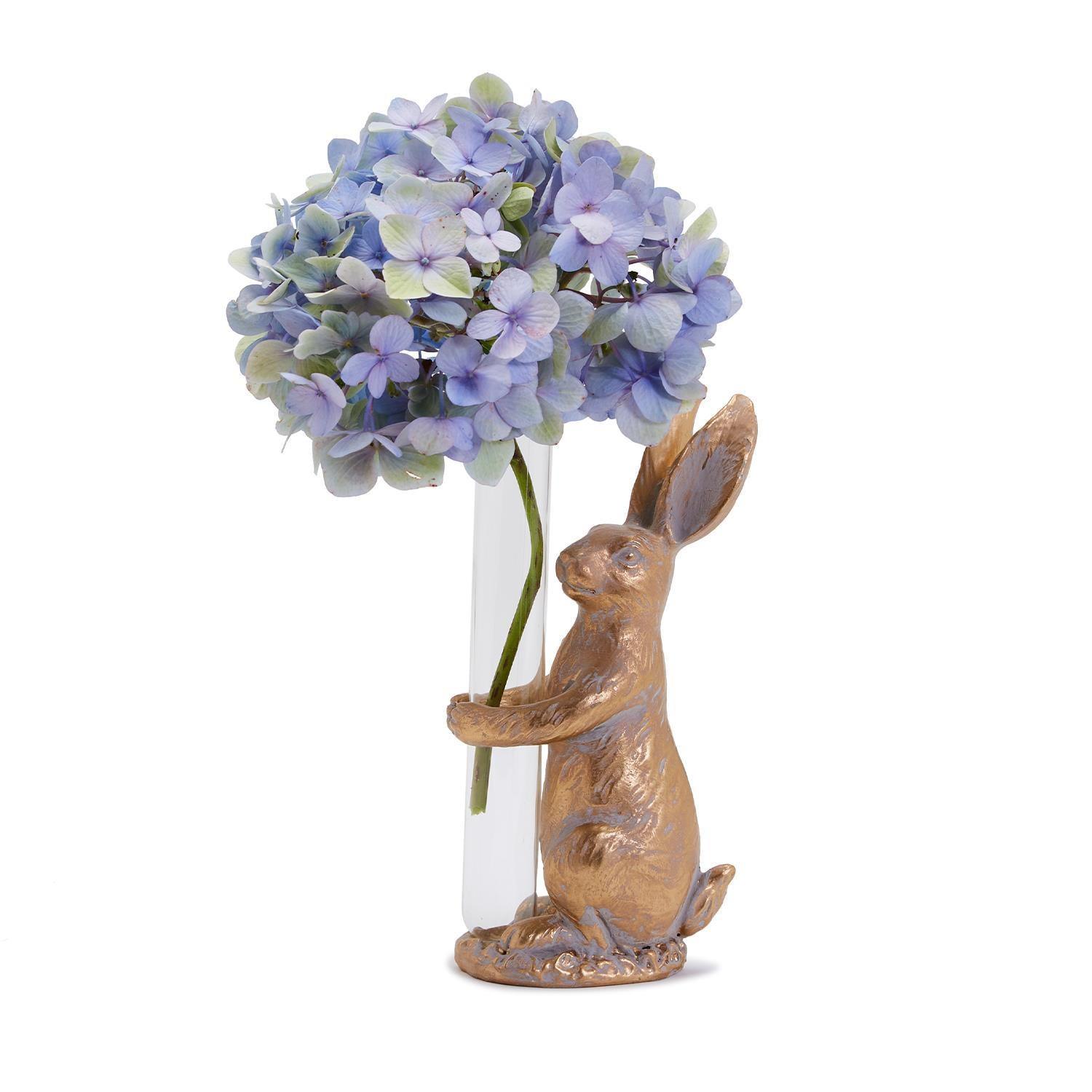 Gold Bunny Bud Vase