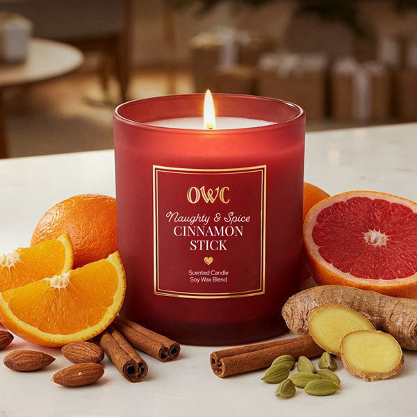 Naughty &amp; Spice Cinnamon Stick Candle