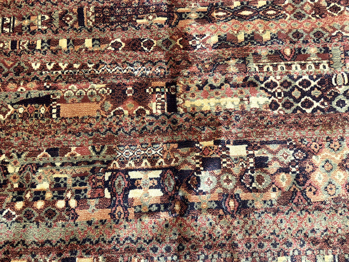 Couristan Rug 8x11 Brown Contemporary Wool Belgium Power Loomed Carpet