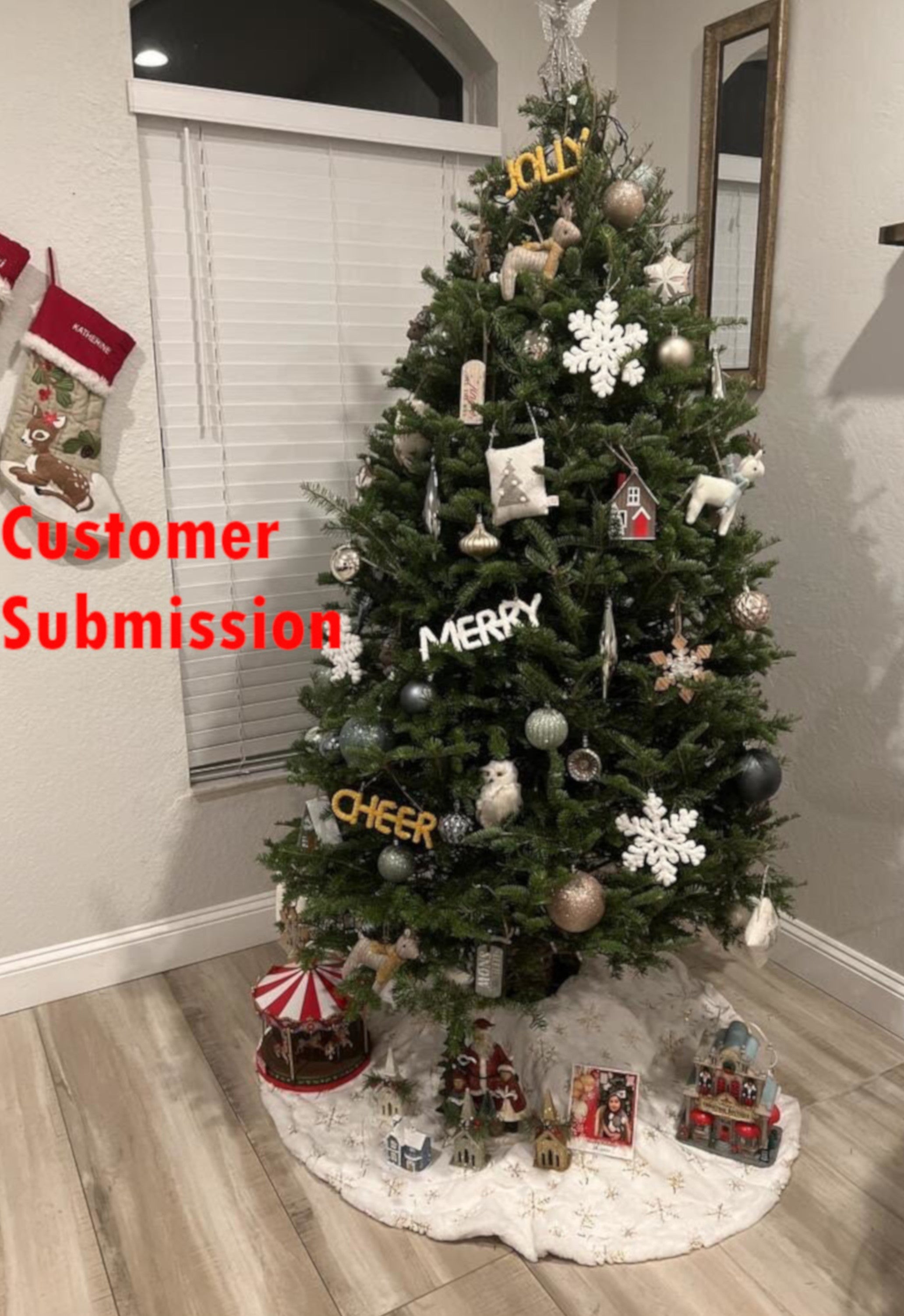 Real Christmas Trees Delivered 5 Foot Premium Balsam Fir Christmas Tree