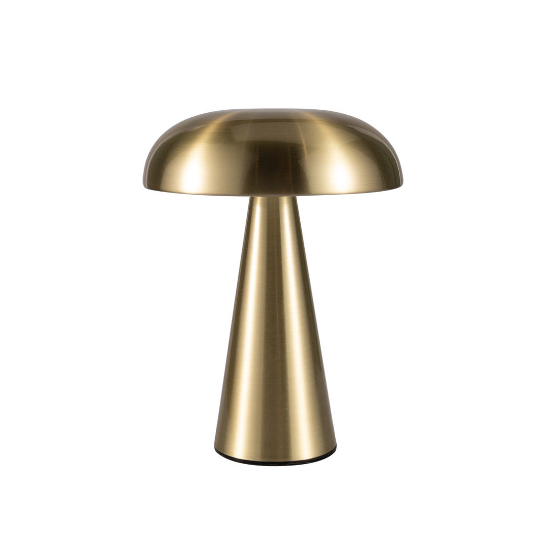 Metallic Minimal Mushroom Lamp